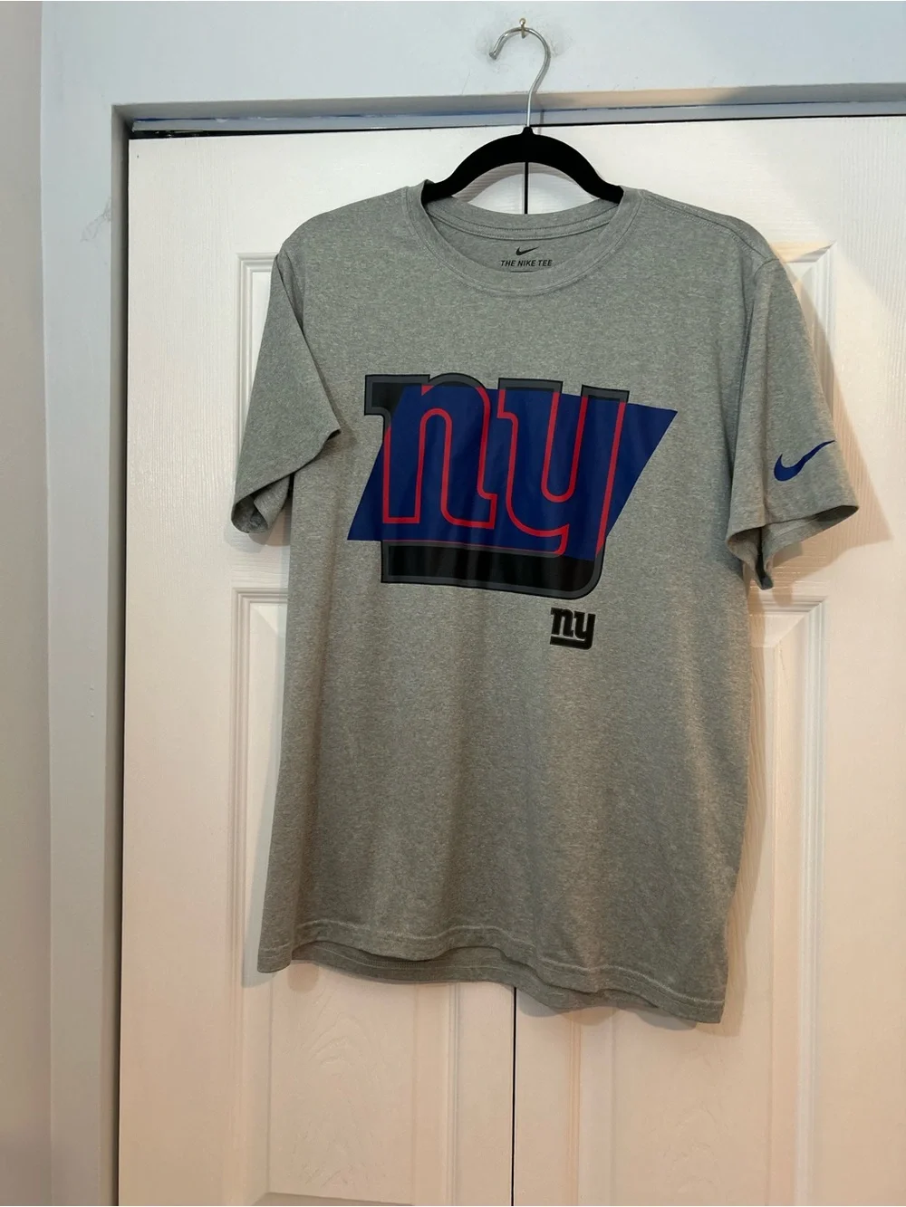 Nike New York Giants Dri-FIT Gray Graphic Tee Shirt Men’s Medium NFL